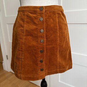 Forever 21 - corduroy mini skirt - size S